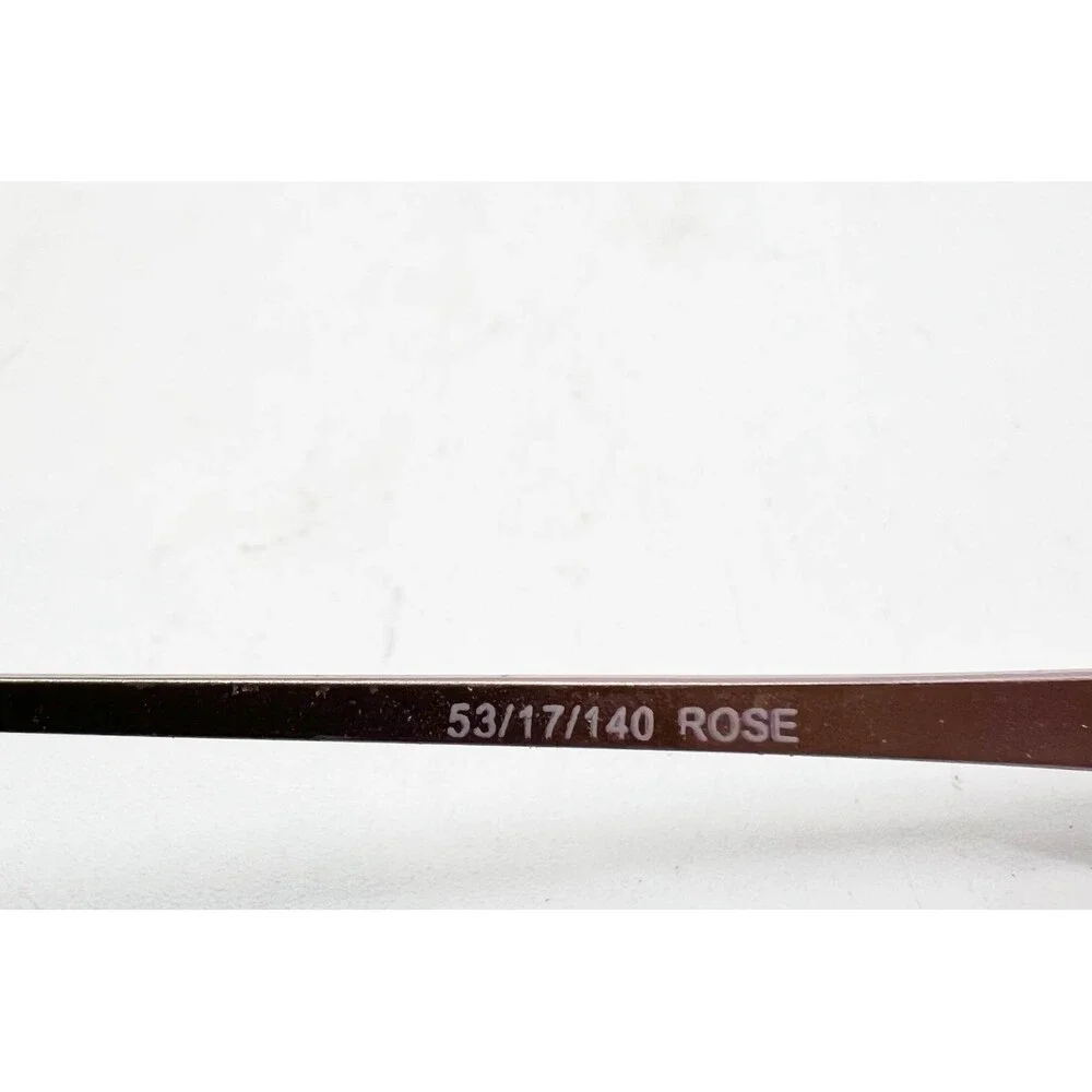 Enhance 3870 Eyeglass Frames Womens Rose Metal Oval 53-17-140